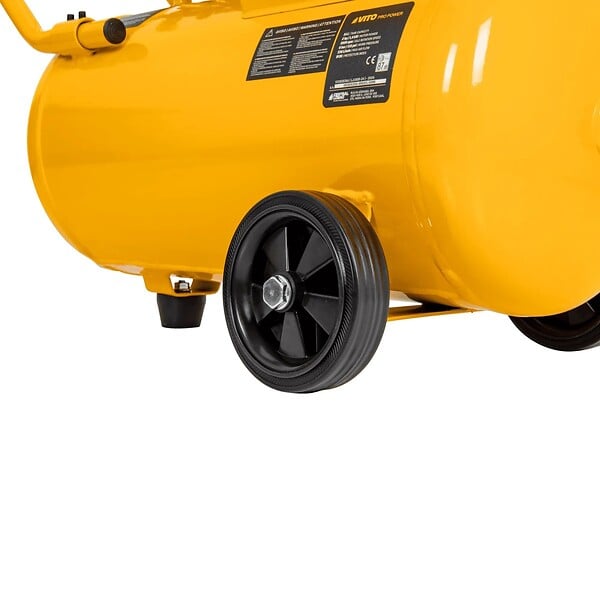 VITO - Compresseur à Air Portatif Silencieux 24L 2CV / 1,5 kW Gonfleur Pneus Voiture Chantier Sans huile 8 bar VITO - large