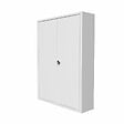 ATOLE - Coffret d'habillage ATOLE en acier blanc avec serrure à clé pour tableaux électriques double - H 79 x L 58,5 x P 16 cm - Réf. RCH2T316GSS - vignette