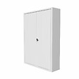 ATOLE - Coffret d'habillage ATOLE en acier blanc avec serrure à clé pour tableaux électriques double - H 92 x L 58,5 x P 16 cm - Réf. RCH2T416GSS - vignette