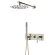 ESSEBAGNO - Molette colonne de douche encastrée mécanique façon inox - vignette