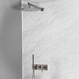 ESSEBAGNO - Molette colonne de douche encastrée mécanique façon inox - vignette