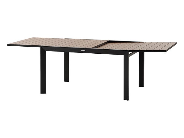 HESPERIDE - Table de jardin rectangulaire extensible coulissante Evasion  8/10 places effet bois - Hespéride - large