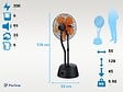 PURLINE - Ventilateur brumisateur à haut débit et réservoir de 6 L - vignette