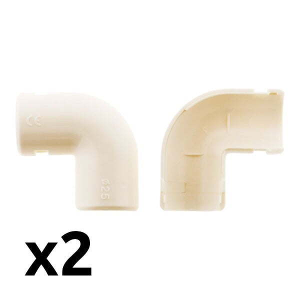 ZENITECH - Lot de 2 équerres IRL Ø25mm - Blanc - Zenitech - large