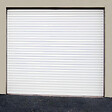 DAVID FERMETURES - Porte de Garage enroulable Aluminium (2400 x 2000 mm - Somfy - Kit Zone Privée - RAL9016 - Blanc signalisation) - vignette
