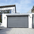 DAVID FERMETURES - Porte de Garage enroulable Aluminium (3000 x 2500 mm - Somfy - Kit Zone Privée - RAL7016 - Gris anthracite) - vignette