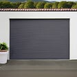 DAVID FERMETURES - Porte de Garage enroulable Aluminium (3000 x 2000 mm - Cherubini - Kit Zone privée - RAL7016 - Gris anthracite) - vignette
