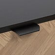 5 FIVE SIMPLY SMART - Meuble Console en métal noir et tiroirs aspect chevron 110 x 35 cm - vignette