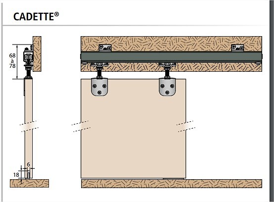 MANTION - Garniture sans rail CADETTE - MANTION - CADETT - large