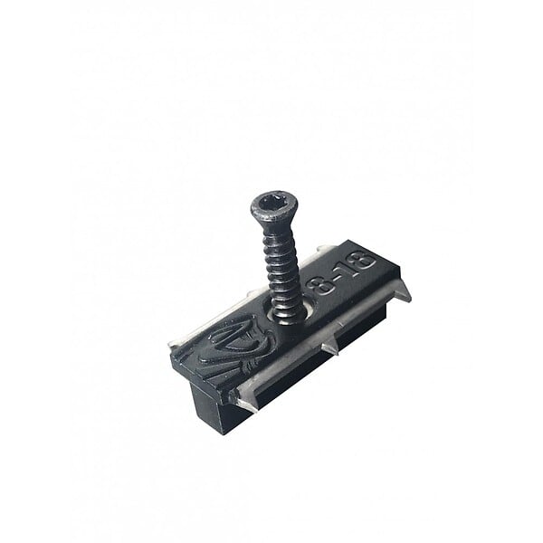 DECKLINEA - Clips de Fixation COBRA HYBRID 8-18 - 90 clips + Vis - Adapté Lambourdes Bois & Aluminium - Stable, Facile à Poser & Resistant - large