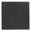 ESSEBAGNO - Inoxa pomme de tête extra plate carrée de 200mm noire - vignette