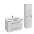 JACOB DELAFON - Pack meuble vasque 80 cm Ola up blanc + colonne - vignette