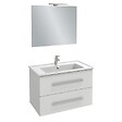 JACOB DELAFON - Pack meuble vasque 60 cm Ola up blanc + miroir + spot - vignette
