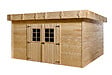 HABRITA - Abri de jardin - Bois - 28mm - 13.46m2 - vignette