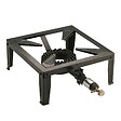 INTEC - Réchaud à gaz 7.5KW Acier émaillé Bruleur fonte Réchaud Traiteur 4 pieds Cuissons extérieures - vignette