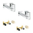 GROHE - Lot de 2 mitigeurs lavabo mural Eurocube M + corps encastré - vignette