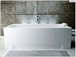 BESCO - Baignoire rectangulaire - 160 x 70 cm - avec Habillage - Pieds - Vidage Chrome - MODERN - vignette