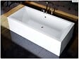 OTITEC - Baignoire rectangulaire - 175 x 80 cm - avec Habillage - Pieds - Vidage Chrome - QUADRO - vignette
