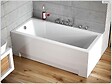 BESCO - Baignoire rectangulaire - 150 x 70 cm - sans Habillage - avec Pieds - Vidage Chrome - MODERN - vignette
