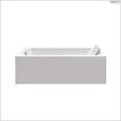 BESCO - Baignoire rectangulaire - 160 x 70 cm - avec Tablier - Pieds - Vidage Chrome - SHEA - vignette