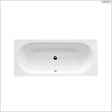 BESCO - Baignoire rectangulaire - 150 x 75 cm - sans Habillage - avec Pieds - Vidage Chrome - VITAE SLIM - vignette