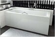 BESCO - Baignoire rectangulaire - 110 x 70 cm - sans Habillage - avec Pieds - Vidage Chrome - TALIA - vignette