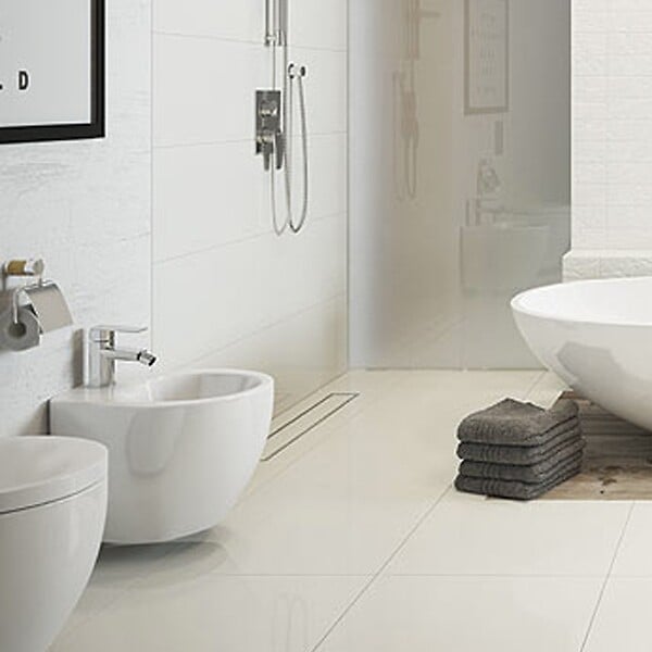 FERRO - Robinet mitigeur de bidet VENETO chromé - large