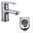 SANIVERRE - Robinet mitigeur vasque lavabo NERO + bonde incluse - vignette
