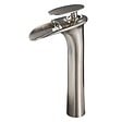 SANIVERRE - Robinet mitigeur BRIA bec cascade haut chrome brossé - vignette