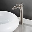 SANIVERRE - Robinet mitigeur BRIA bec cascade haut chrome brossé - vignette