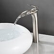 SANIVERRE - Robinet mitigeur BRIA bec cascade haut chrome brossé - vignette