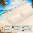 TECTAKE - Hamac double Eden beige - vignette