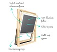 AVOSDIM - Store occultant compatible fenêtre de toit VELUX ® pour dimension 804 ou U04 ou 7 - Gris Anthracite - vignette