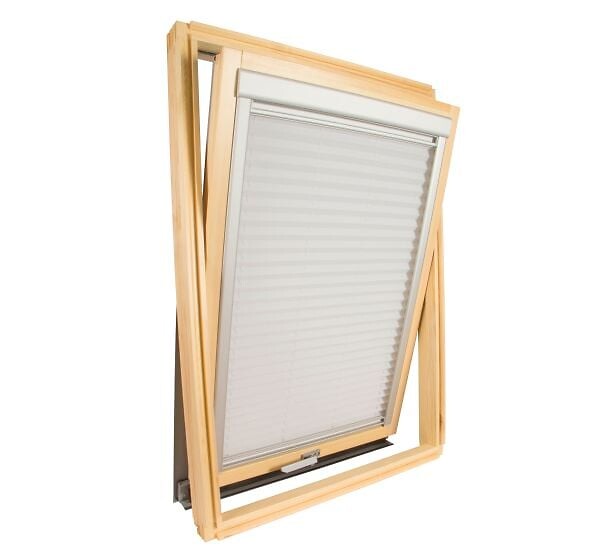 AVOSDIM - Store Duo compatible fenêtre de toit VELUX ® pour dimension S08, 10, 608 - Gris anthracite - large