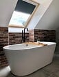 AVOSDIM - Store occultant compatible fenêtre de toit VELUX ® pour dimension UK08 - Bleu - vignette