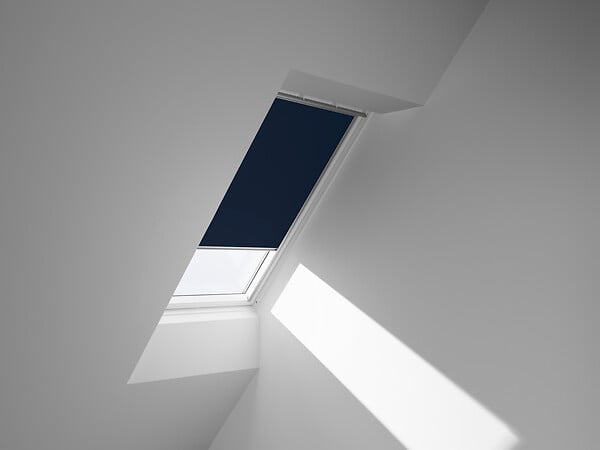 VELUX - Store occultant fenêtre de toit - Polyester - Bleu foncé 134x98cm - large