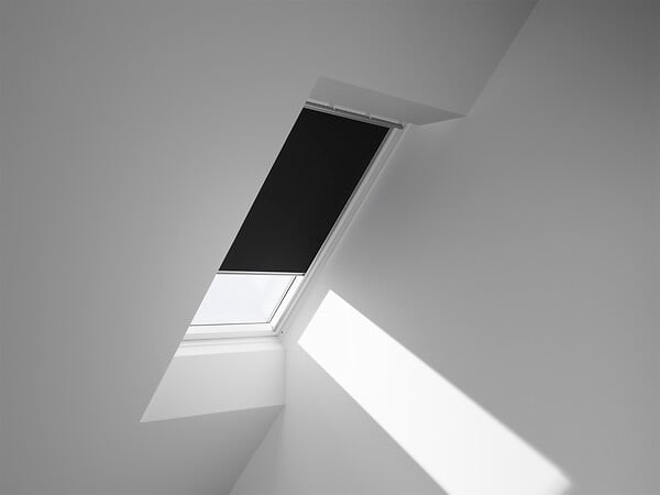 VELUX - Store occultant fenêtre toit - Polyester - Noir - 114x118cm - large