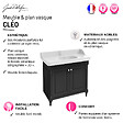 JACOB DELAFON - Meuble de salle de bain Cléo 1889 monotrou - vignette