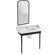 JACOB DELAFON - Console Cléo 1889 avec plan vasque + miroir + siphon chromé - vignette