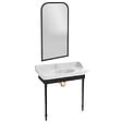 JACOB DELAFON - Console Cléo 1889 avec plan vasque + miroir + siphon or - vignette
