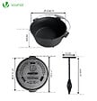 VOUNOT - Cocotte en fonte Dutch oven 4.25L - vignette