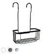 DEBLANCH - Etagère de douche à suspension, noire - vignette
