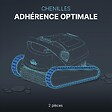 DOLPHIN - chenilles de remplacement bleues (2 pièces) pour robot dolphin s100, s200, s300, s300i, s400 - 99831521-r2 - vignette