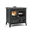 NORDICA - Cuisinière à Bois 9.5kw Noir - GARDENIA5.0ACIERNOIRANTHR - vignette