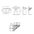 JACOB DELAFON - Pack plan vasque suspendu Cléo 1890 - vignette