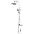 SANIVERRE - OCEA Colonne de douche thermostatique hauteur réglable, Chrome brillant - vignette