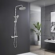 SANIVERRE - OCEA Colonne de douche thermostatique hauteur réglable, Chrome brillant - vignette