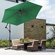 VOUNOT - Parasol deporte 3M avec housse de protection Vert - vignette