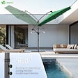 VOUNOT - Parasol deporte 3M avec housse de protection Vert - vignette