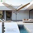 VOUNOT - Parasol deporte 3M Kaki avec housse de protection - vignette